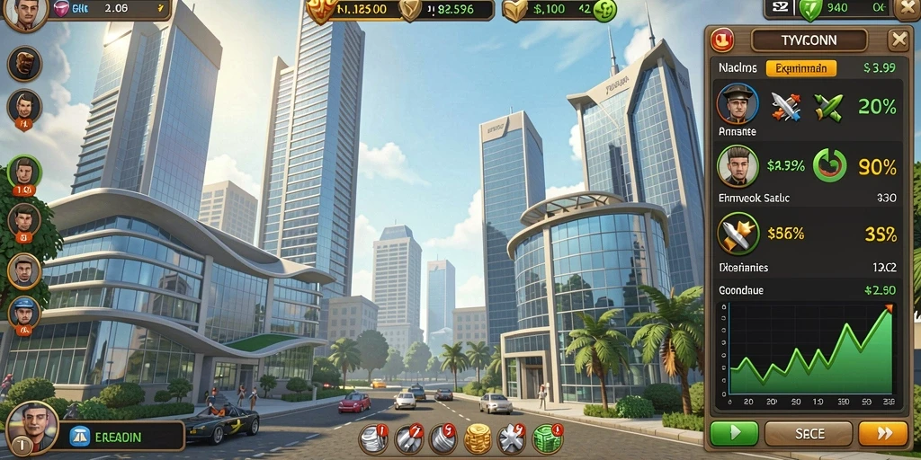 Tampilan menu utama yang menarik dan interaktif.