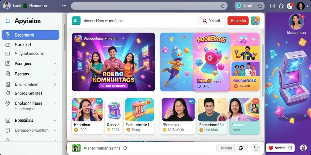 Tampilan antarmuka yang menarik dan user-friendly.