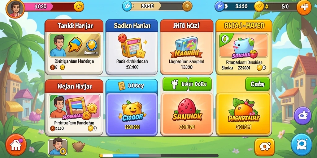Screenshot memperlihatkan karakter utama dalam aksi melawan monster.