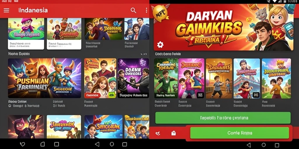 Tampilan awal permainan yang memukau.