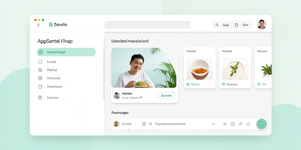 Tampilan menu utama yang menarik dan user-friendly.