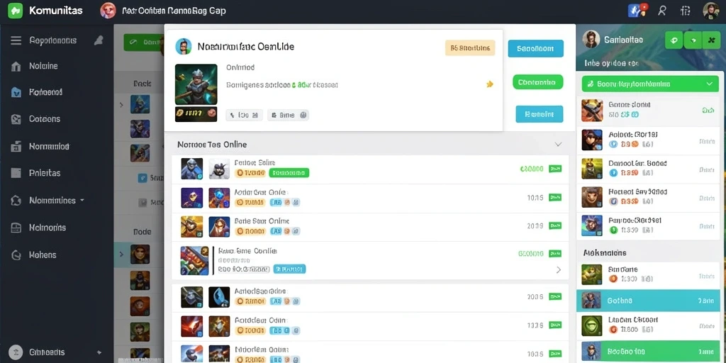 Tampilan awal game dengan karakter yang menawan.