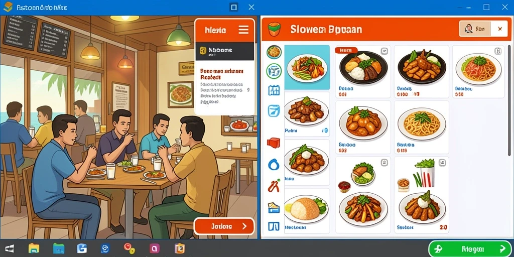 Tampilan utama LANGIT99 yang menarik dan mudah dinavigasi.