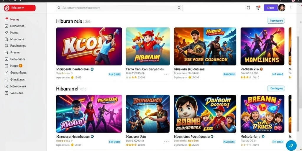 Tampilan utama dari aplikasi MERDEKA138.